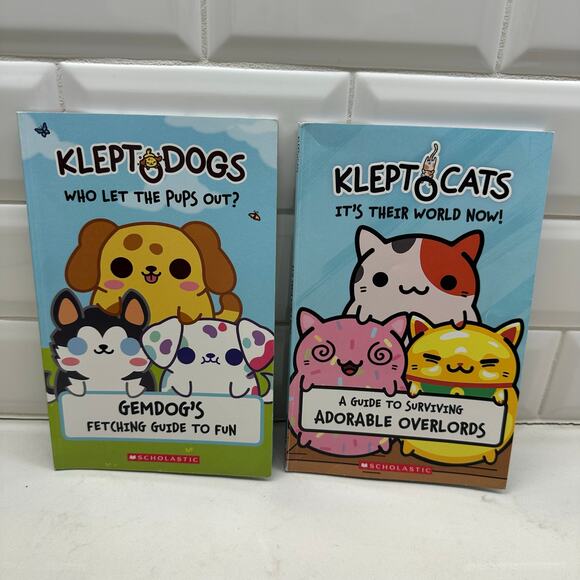 Klept O Dogs & Klept O Cats Set of 2 Scholastic - Picture 1 of 7